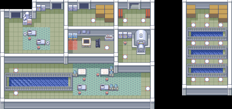 Pokemon Emerald :: Map of Team Magma's Jagged Pass Base