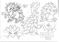 Sandslash concept art