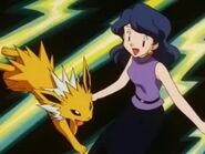 Satsuki with her Jolteon