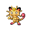 Meowth's Pokémon Ruby Version and Pokémon Sapphire Version Shiny sprite