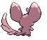Minccino's Shiny back sprite