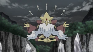 Mega Alakazam in the anime.