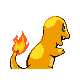 Charmander's back shiny sprite