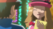 Serena appreciates Ash's gift