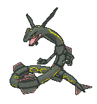 Rayquaza's Shiny sprite