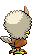 Rufflet's Shiny back sprite