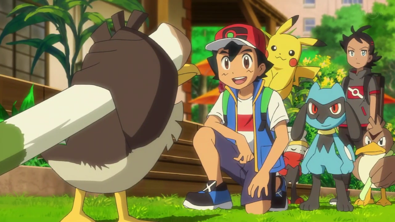 Pokemon Journeys Promo Teases Ash's Encounter with a Farfetch'd