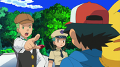 Cilan orders Ash to send Roggenrola