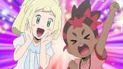 Lillie and Mimo cheer on for their favorites