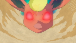 XXVII ☆ XI — Flareon Scary Face.