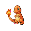 Charmander's Pokémon Ruby Version and Pokémon Sapphire Version sprite