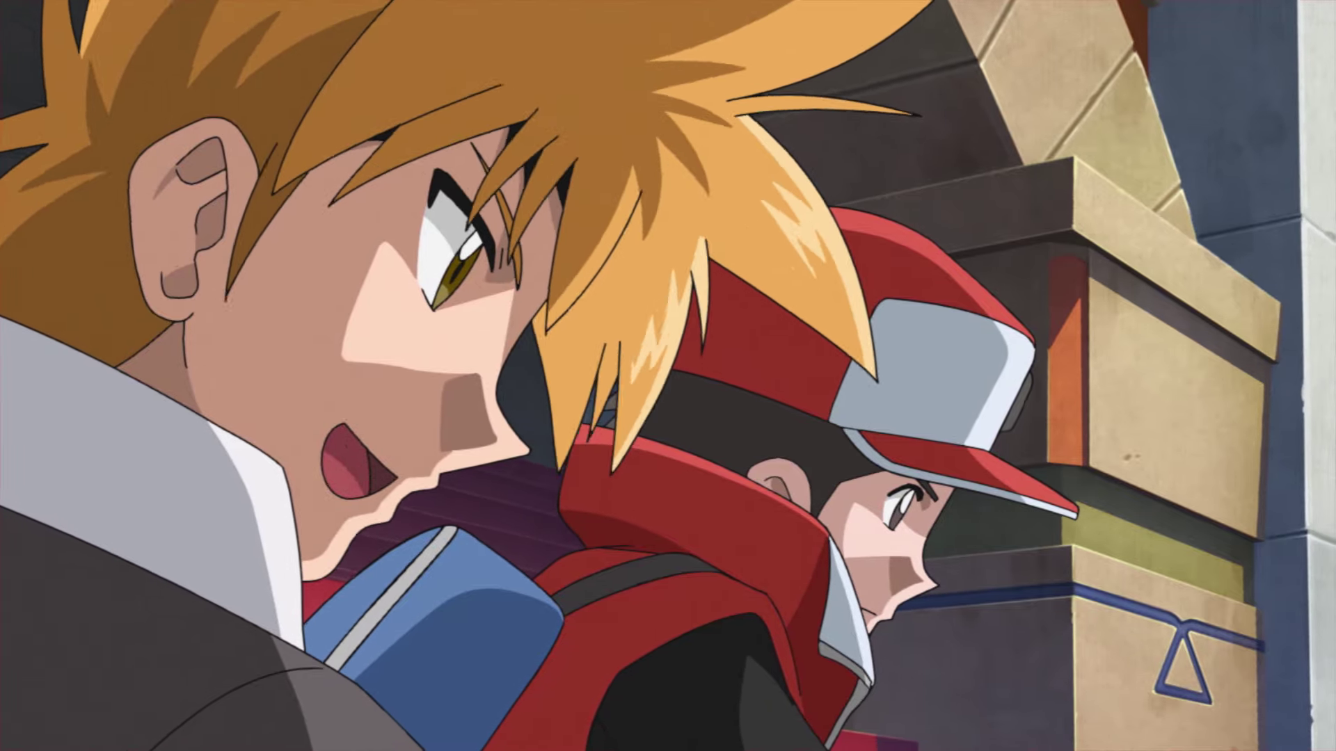 Is Ash, Red of the Red and Blue games in the anime