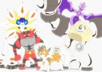 Ash's Alola Pokémon.png (1.96 MB) Incineroar with his teammates