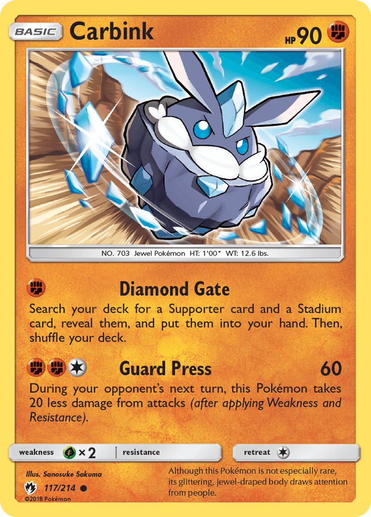 Carbink Lost Thunder 117 Pokemon Wiki Fandom