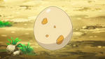 Karena gave this egg to Ash Ketchum. The egg later hatched into Ash's Scraggy.