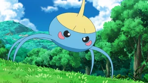 Surskit in the anime.