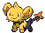 Shinx's Pokémon Black Version and Pokémon White Version Shiny sprite