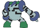 Regigigas's Shiny back sprite