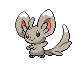 Minccino's Pokémon Black Version and Pokémon White Version sprite