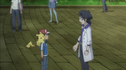 Ash and Professor Sycamore