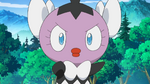 Katharine's Gothita is very bossy which really liked Scraggy. Due to that crush, her trainer challenged Ash to battle.