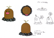 Alolan Diglett concept art