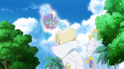 Nebby warps Faba away