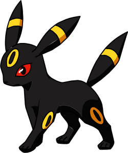 Free: Pokemon, Red rings, Umbreon, black and red animal anime
