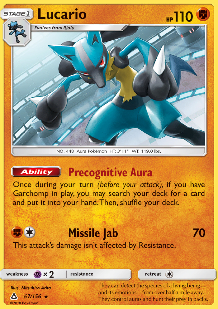 Lucario Ultra Prism Pokemon Wiki Fandom