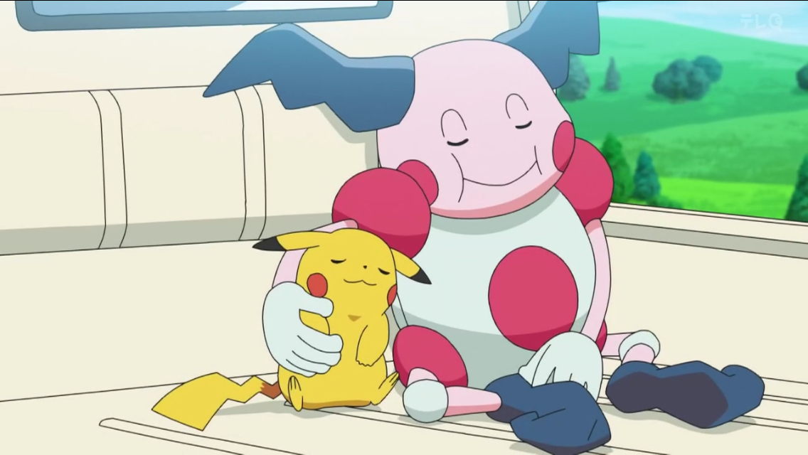 ◓ Anime Pokémon Journeys (Pokémon Jornadas) • Episódio 30: O Relutante  Pikachu, e o exaltado Mr. Mime