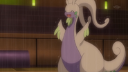 Ash's Goodra's Hydration activated