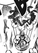 Orm used his Hoppip as transportation.