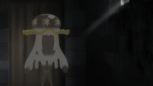 Gladion's Nihilego, Lillie.