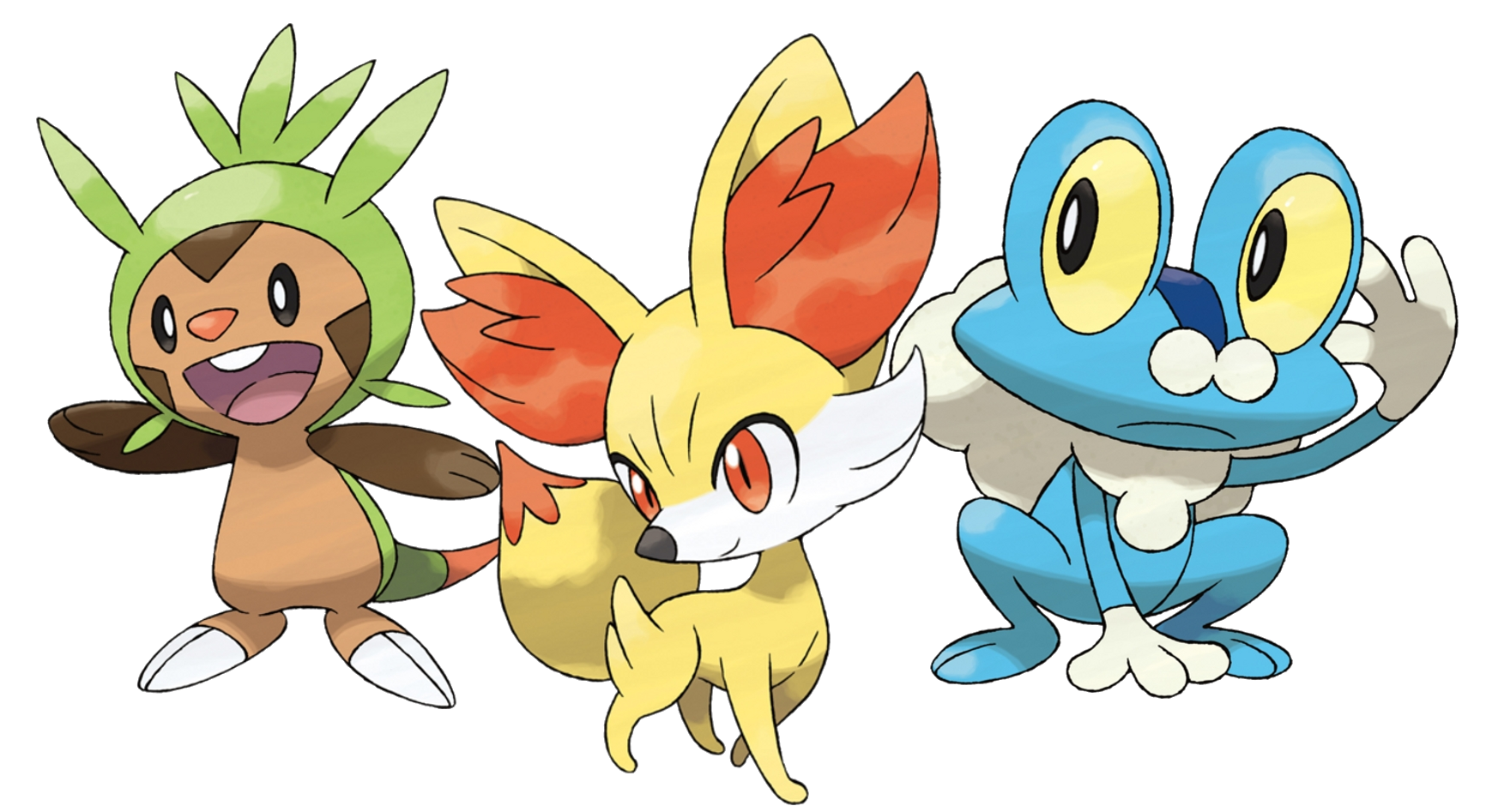 Pokemon X & Y - 6 Starter Pokemon! 3 Kalos Starter & 3 Kanto