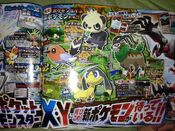 Gogoat, Fletchling, Pancham and Helioptile appearing for the first time, in a magazine