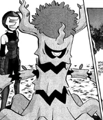 Trevenant was used in the Tower of Mastery to let Essentia grasp at secrets Gurkinn was keeping. She also used Trevenant to battle X, Y and their friends, who tried to sabotage the Xerneas tree's transport.