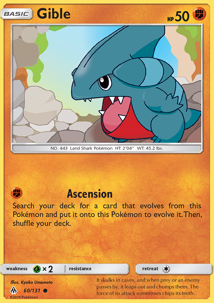 Gible Forbidden Light Pokemon Wiki Fandom