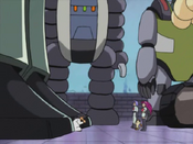 Team Rocket meets the scientist, who built the robots