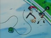 Bulbasaur distracts Team Rocket