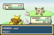 Trick depicted in Generation III
