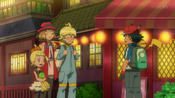 Ash reunites with his friends