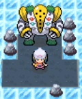 Regigigas within the Snowpoint Temple.