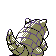 Sandshrew's Shiny back sprite