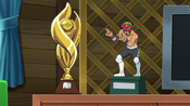 Ash's two new trophies