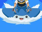 Ash used a Mantyke for the Pokémon Triathlon to cross the lake.