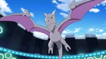 Trevor sent Aerodactyl to battle against Alain's Mega Charizard during the Kalos League, but was quickly defeated.