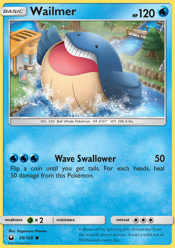 Wailmer Celestial Storm Pokemon Wiki Fandom