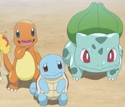 Kanto First Pokémon partners anime