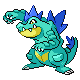 Feraligatr's Pokémon Platinum Version Shiny sprite