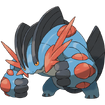 #260M Mega Swampert Water Grond